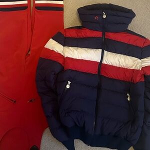 Perfect Moment Queenie Down Jacket In Blue